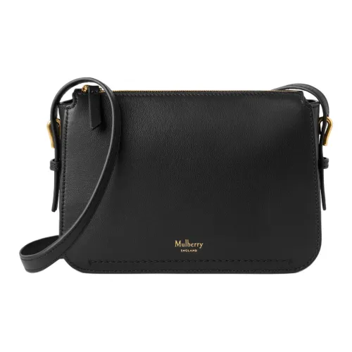 Mulberry Телячья кожа Сумка через плечо Extra Mini Женская Черная