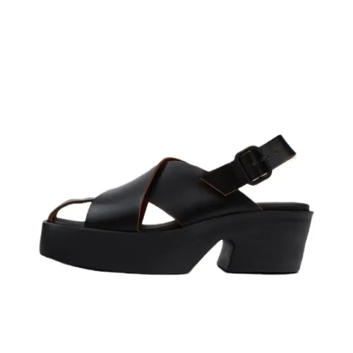 CAMPER Billie Римские Сандалии 6,8 см Женские Черные