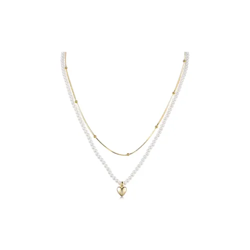 Floating Joy Имитация Жемчужный Медный Ожерелье Женское