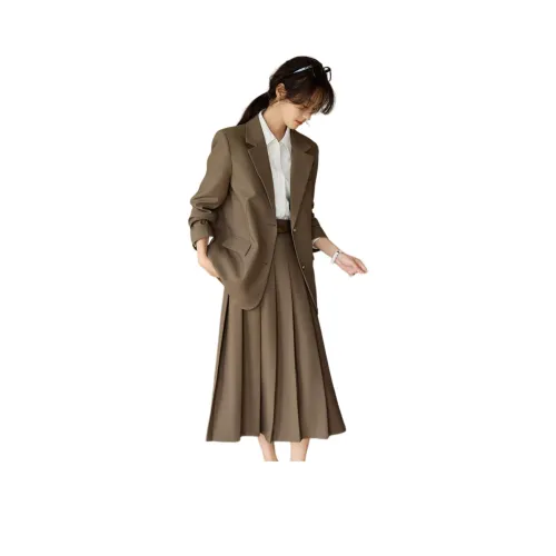 Mo Han Yi Mei Комплект с юбкой Женские Кофе