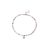 Ожерелье с ярким цветочным дизайном