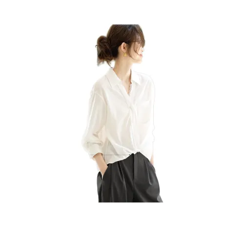 MOHANYIMEI Белые Женские Рубашки