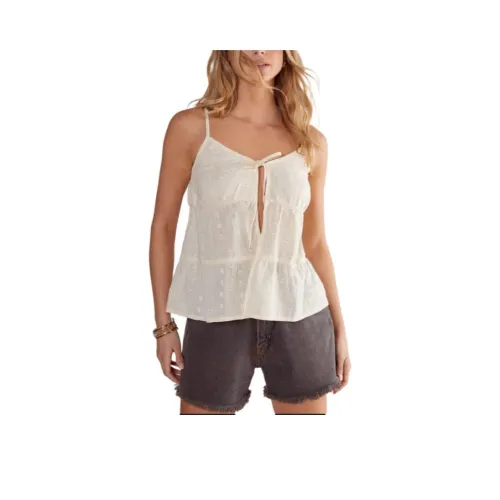 NASTY GAL Broderie Галстук Передняя часть Сложный Топ на бретелях Женские