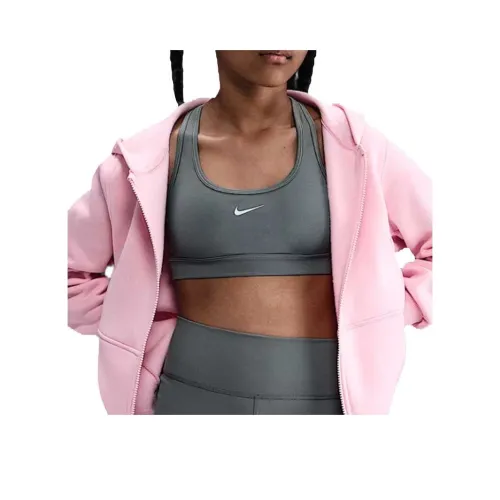 nike Swoosh Темно-серый Kids Бандо Бюстгальтеры Спортивные бюстгальтеры