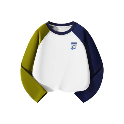 FAIRWHALE Длинные рубашки с длинным рукавом изготовленные из чистого хлопка для детей