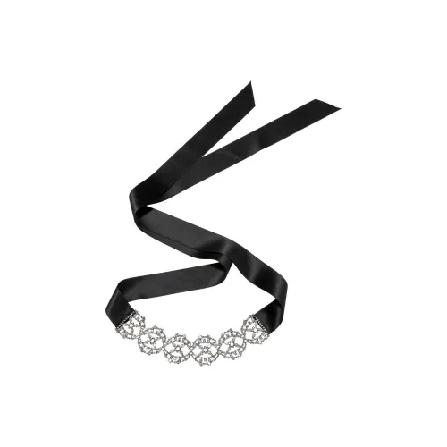 Jennifer Behr Шелк Ожерелья Женские Черный