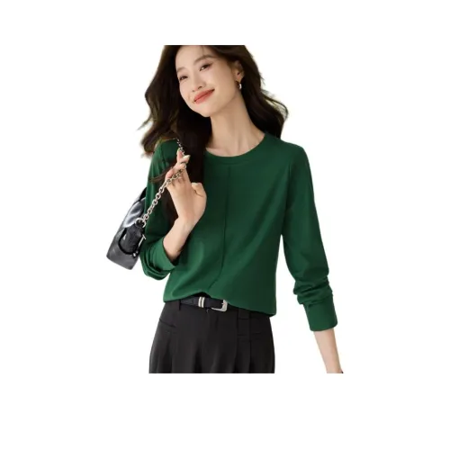 Mo Han Yi Mei Стандартная T-рубашка Женская Зеленая