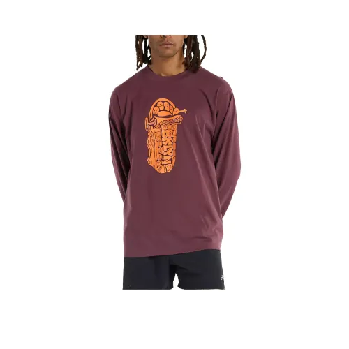 New Balance RBC Brooklyn Half Collection Graphic Collection T-Shirt Мужской Фиолетовый