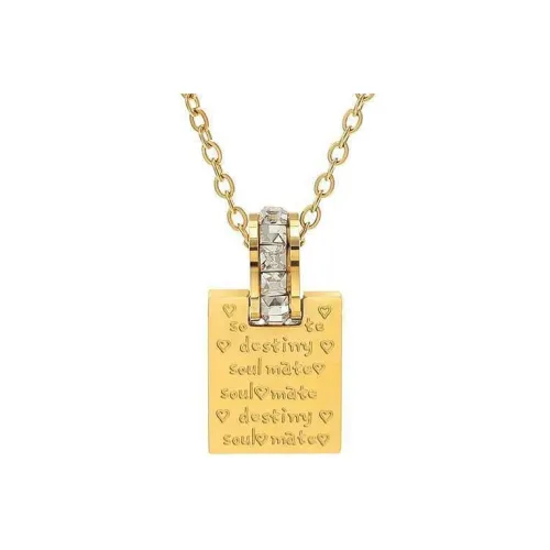 KING OF BLING Титановая стальная цепочка на ключицу Женская