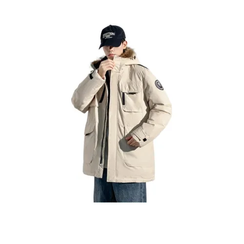 Tonlion Светлый хаки Мужской пуховик