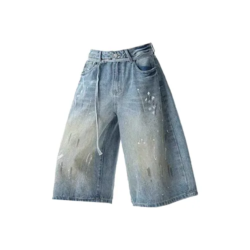 ZYKY Синие Унисекс Джинсовые Шорты