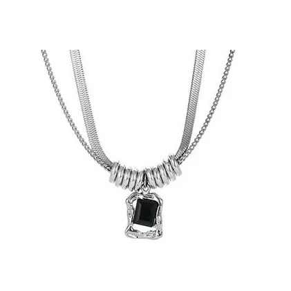 RboySe Титановые стальные ожерелья унисекс