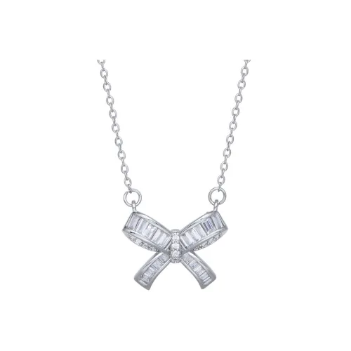 CLARKIA FLOWER Титановая сталь Ожерелья Женское Серебро