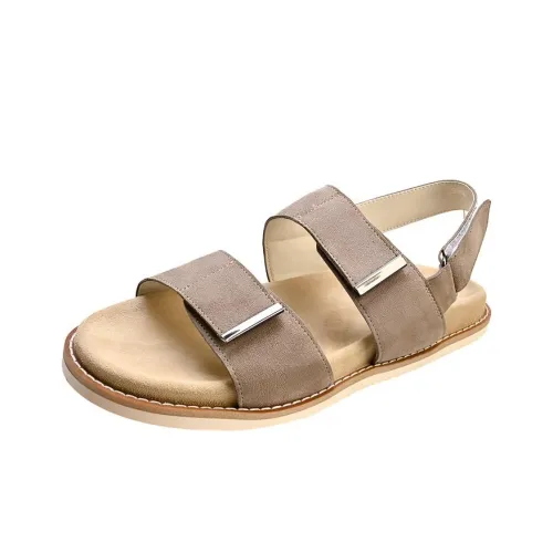 Brounvanm One Ремень Сандалии Мужской Абрикос