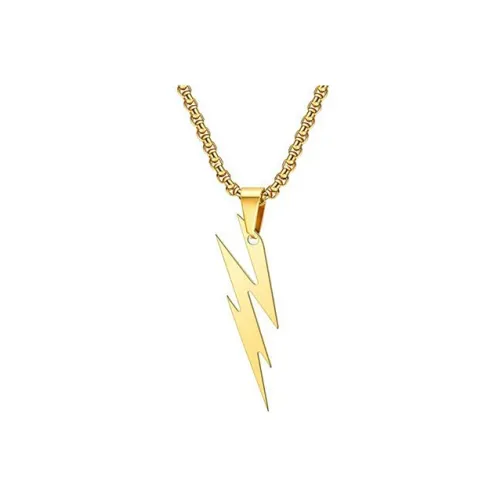 BYG Нержавеющая сталь Ожерелья Унисекс Золото