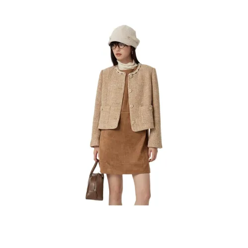 Omont Куртки Пальто Женские Желтый Белый Многоцветный