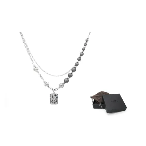 DAP Нержавеющая сталь Ожерелье Серебряный Унисекс