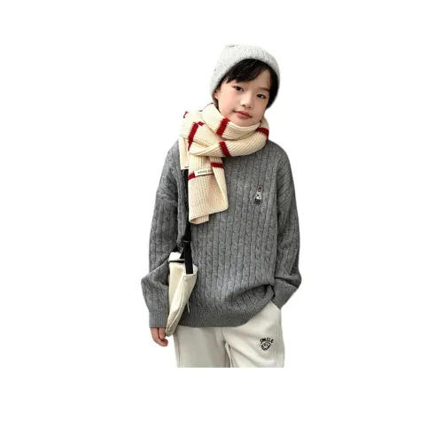 The panda is round Модный Круглый вырез TWISTED Жареное тесто Однотонный Термический Детский