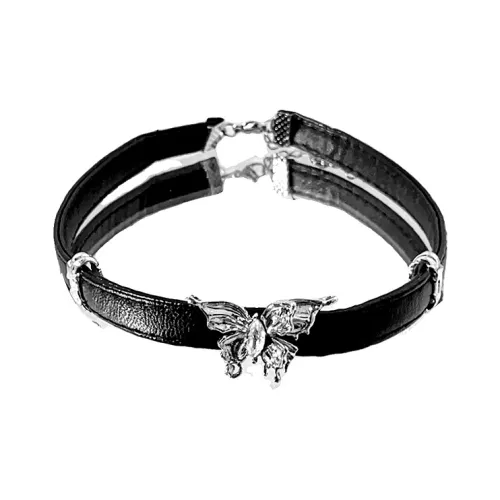 KING OF BLING Rhinestone Медная PU кожа Ожерелье Женское