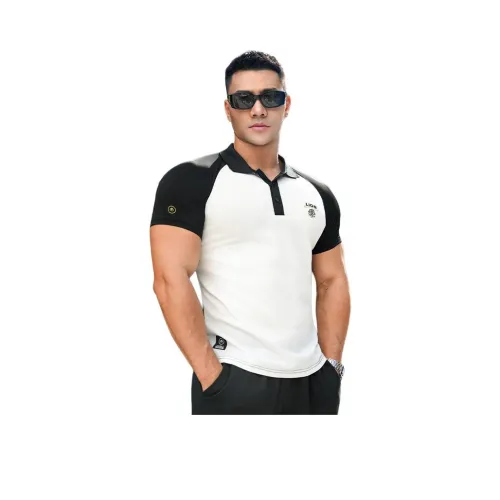 MOLIFANG Летняя рубашка T стандартная мужская увеличивающая объем груди поло