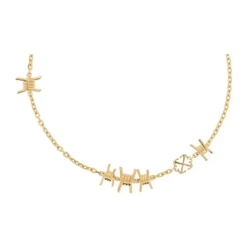 Off Белый Brass Necklaces Женские
