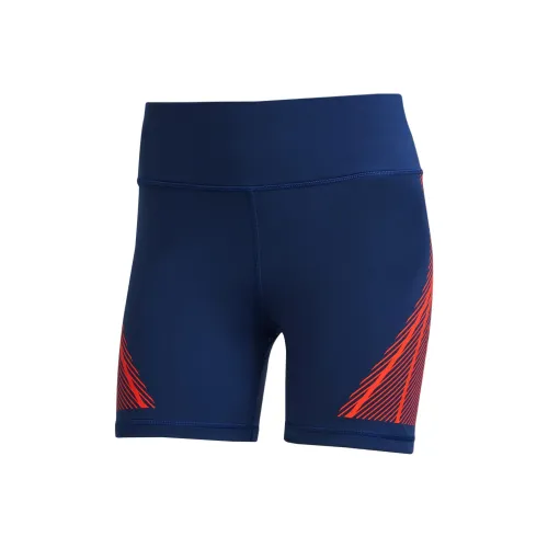 adidas clothing Морской синий Женские Спортивные шорты