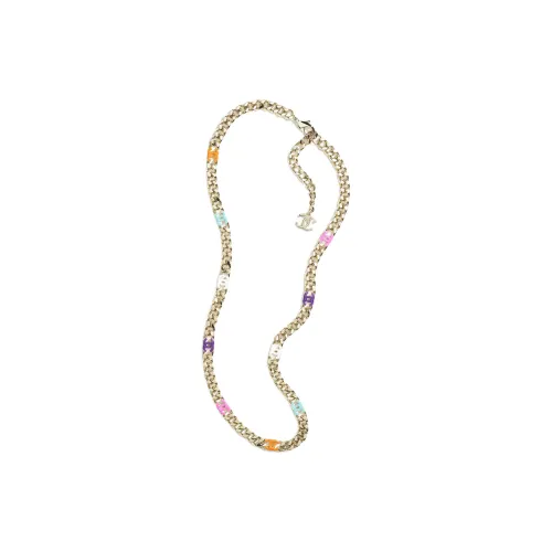 CHANEL Металлические ожерелья Женские Золото