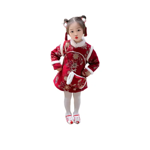 Lanza Детский Чэнсам Красный для детей 3-7 лет