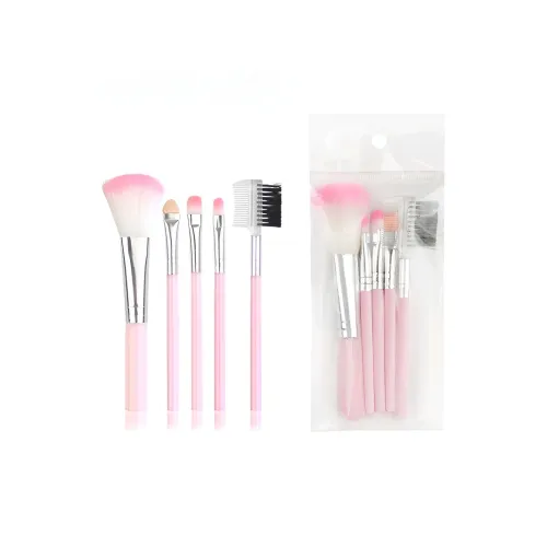 JOLLYBULL Набор из пяти щеток для теней щетка для румян мягкий портативный набор инструментов для красоты набор щеток для макияжа