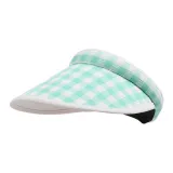 Светло-зеленая сетчатая кепка с козырьком