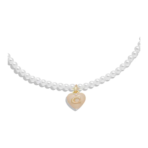 COACH Ожерелья Женские Белые