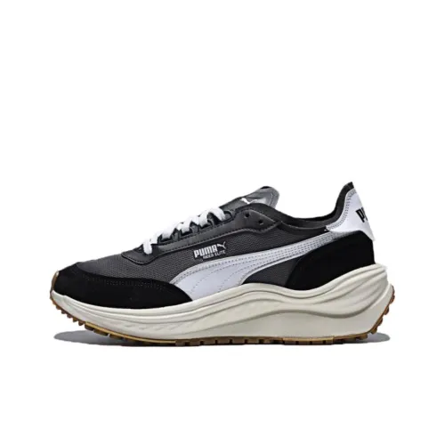 PUMA RIDER ELITE Low Топ Повседневная обувь Унисекс Серый Белый Черный