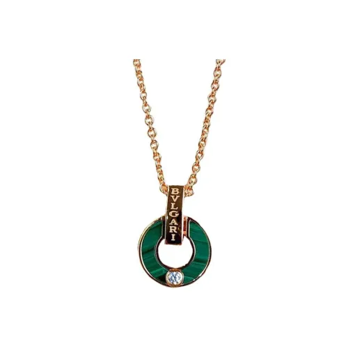 BVLGARI Серия 18К Розовое Золото Ожерелье Женское