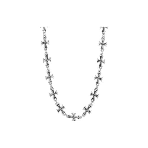 PISHUSHU Титановые стальные ожерелья унисекс