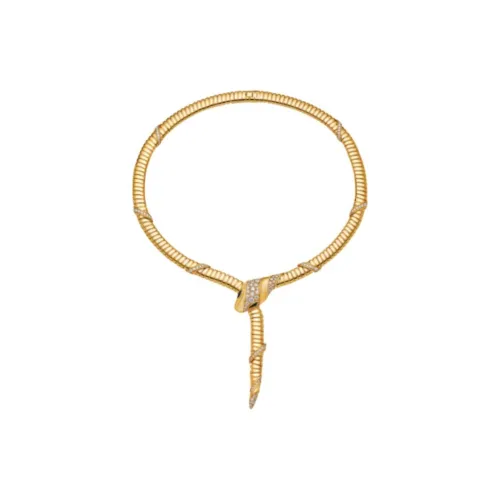 BVLGARI Serpenti Tubogas 18К золото Ожерелья Женские Золото