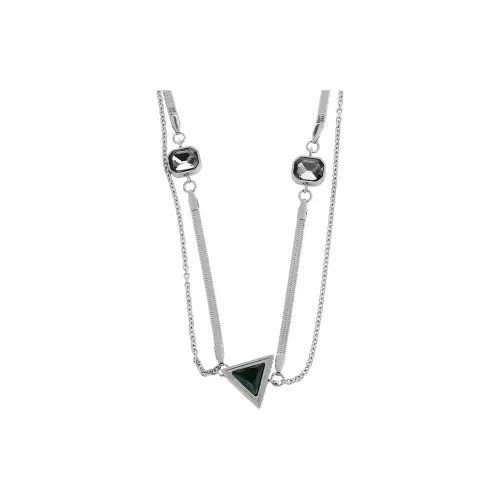 MAGICPOLE Титановые стальные ожерелья мужские серебряные