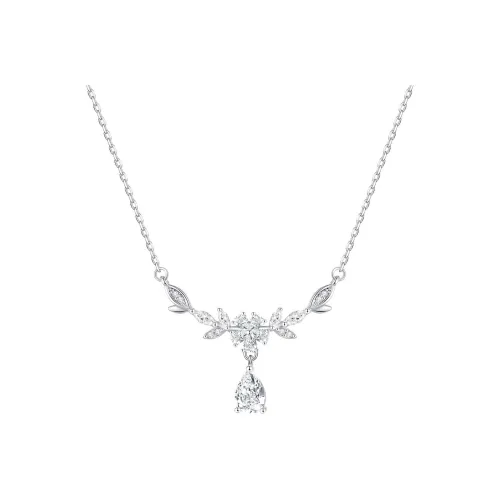 TEEX Сверкающий страз Ожерелья Женские