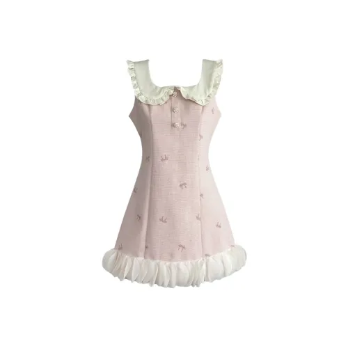 SEAR OFFICIAL Розовые Женские Платья без рукавов