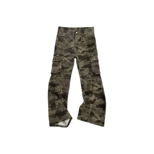 DEAR BETSY Камуфляж Унисекс Джинсы