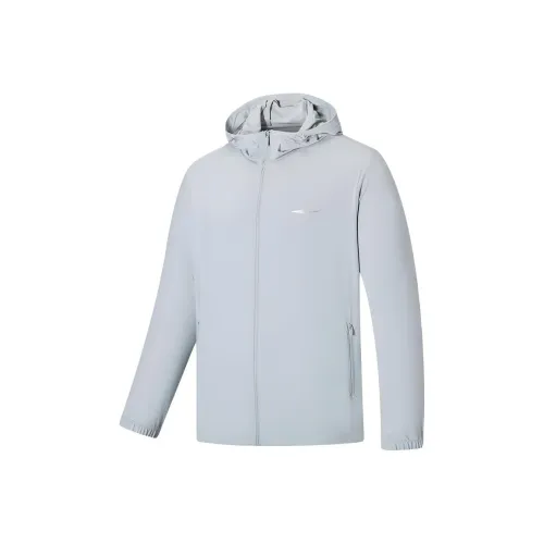 Erke Tennis Series Cloud Gray Мужская защита от солнца Одежда
