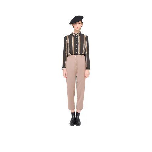 DEAR DEER PUFF Костюм Брюки Женские Хаки