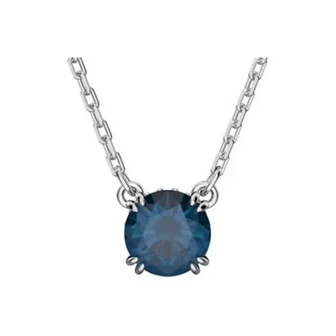 Swarovski Металлические ожерелья Унисекс Синий