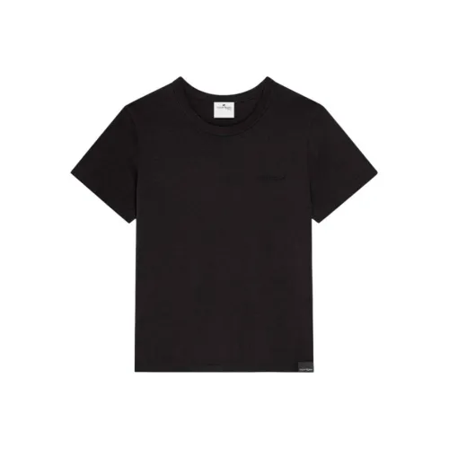 COURREGES T-рубашка женская черная