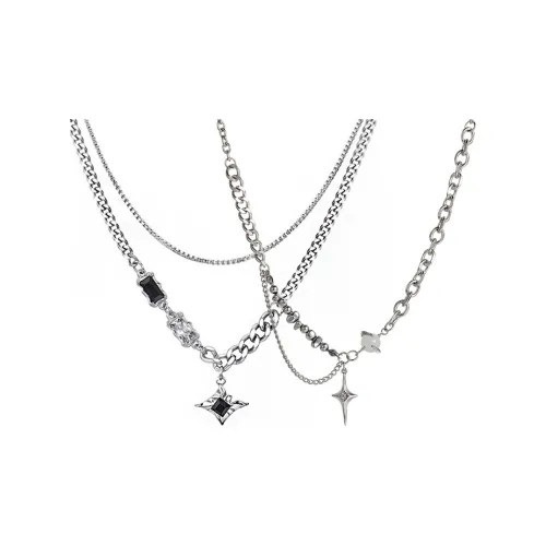 Shang Qianyi Титановые стальные ожерелья унисекс