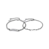 Деревянный браслет с веткой [Парный]