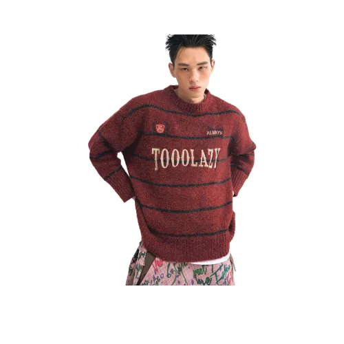 TOOOLAZY Красный Унисекс Трикотаж