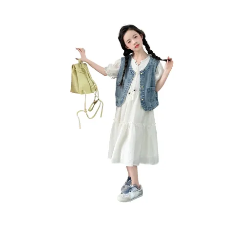 Дети 3-7 лет Because No Комплект с юбкой 2 предмета Набор Экрю