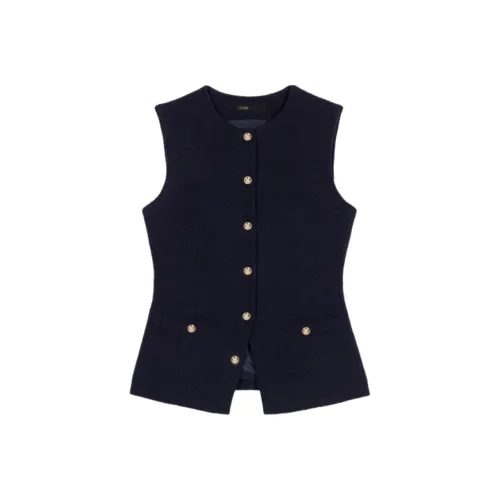 Maje Темно-синий Женские Жилеты