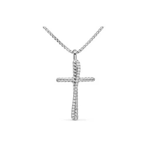 David Yurman Бриллиантовые ожерелья Женское серебро