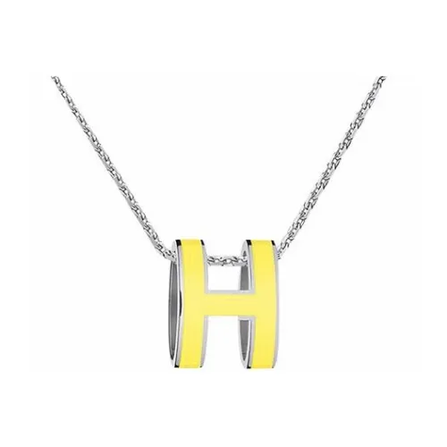 HERMES POP H Collection Ожерелья с покрытием из палладия Женские